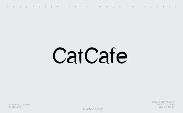 CatCafe Font