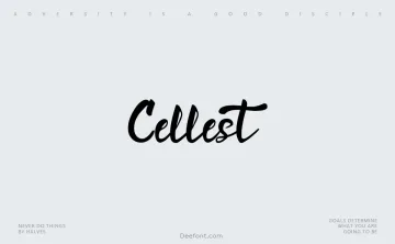 Cellest Font