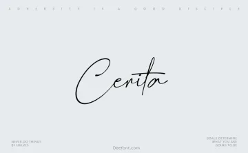 Cerita Font