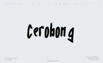 Cerobong Font