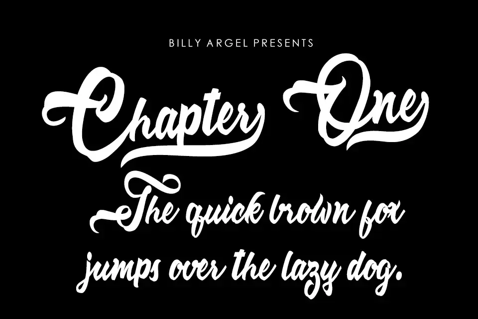 Chapter One Font