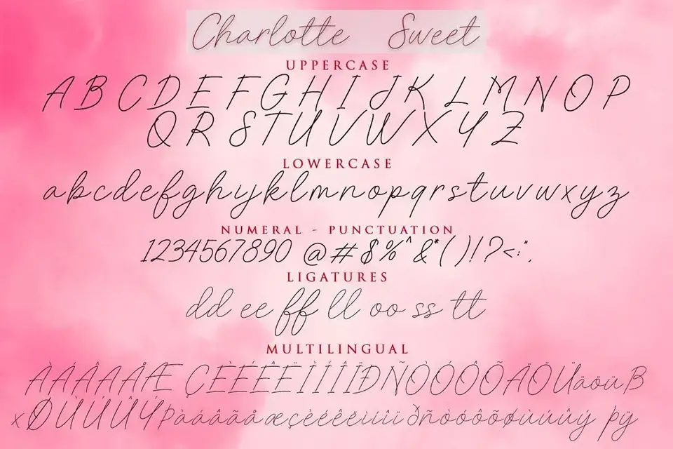 Charlotte Sweet Font