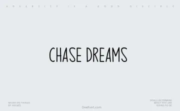 Chase Dreams Font
