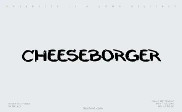 Cheeseborger Font