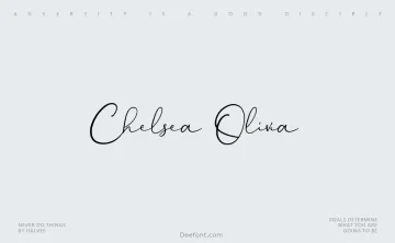 Chelsea Olivia Font