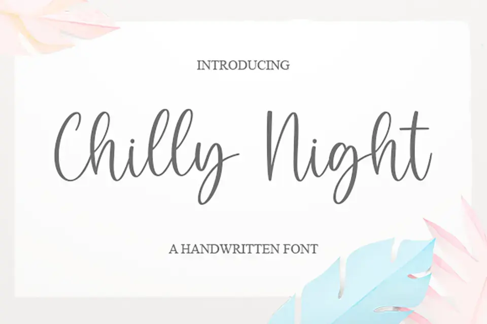 Chilly Night Font