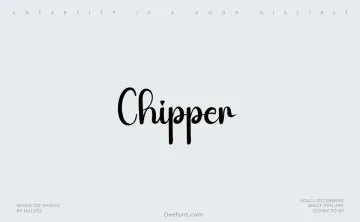 Chipper Font