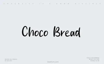 Choco Bread Font