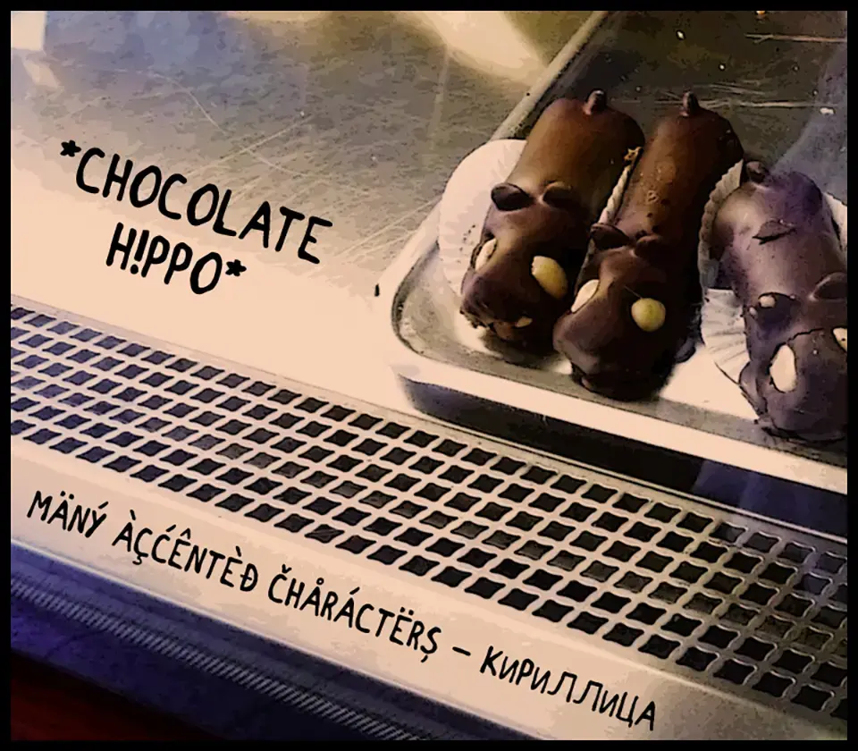Chocolate Hippo Font