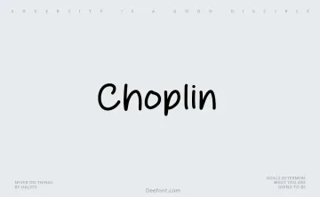 Choplin Font