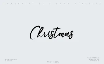 Christmas Handwritten Font