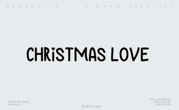 Christmas Love Font