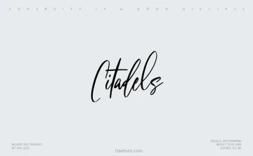 Citadels Font