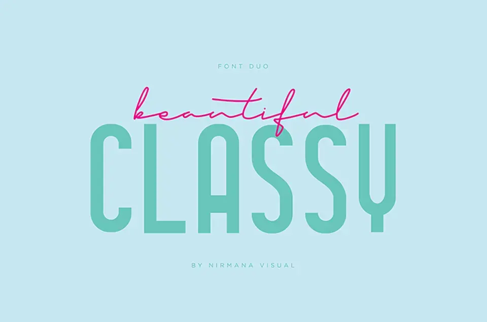 Classy Beautiful Font