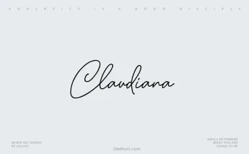 Claudiana Font
