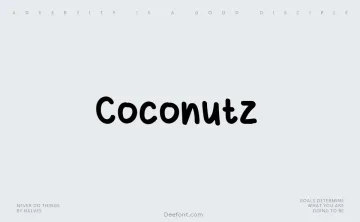 Coconutz Font