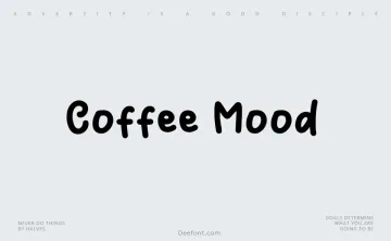 Coffee Mood Font