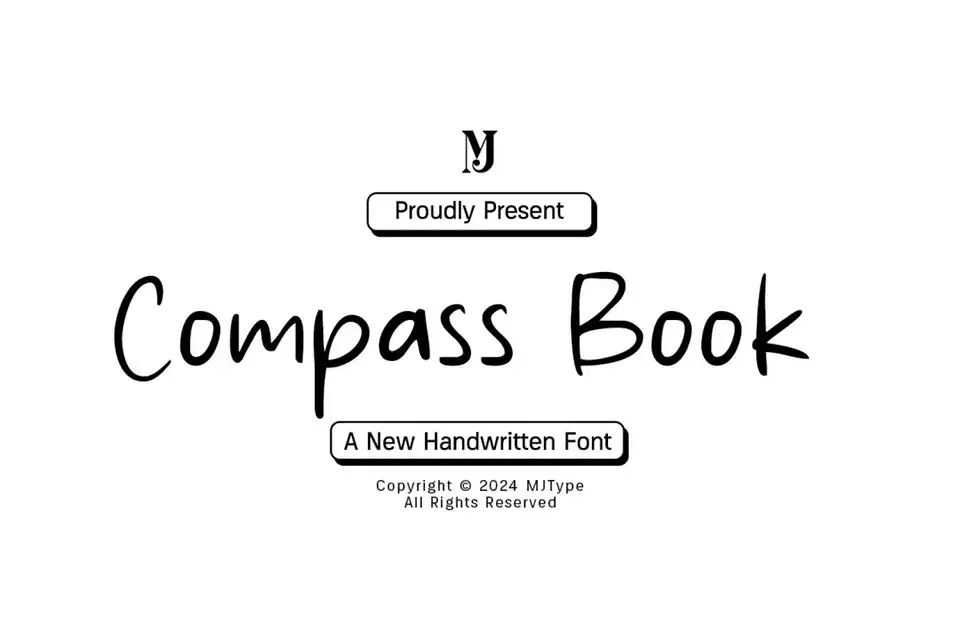 Compass Book Font