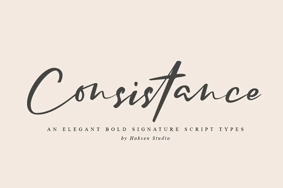 Consistance Font