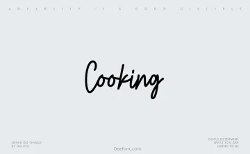 Cooking Font