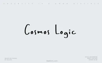 Cosmos Logic Font