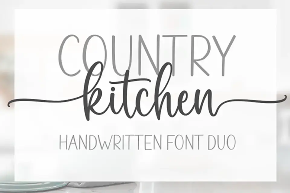 Country Kitchen Font