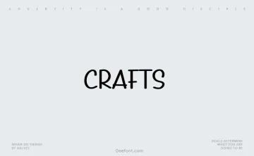 Crafts Font