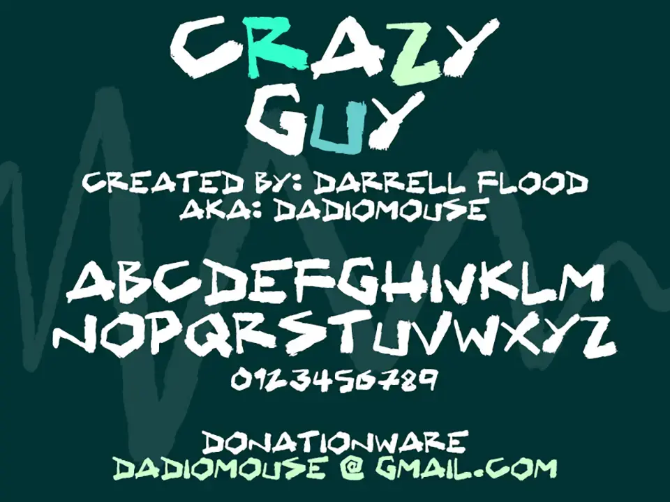 Crazy Guy Font
