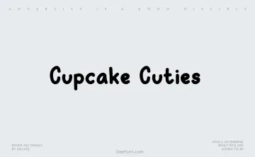 Cupcake Cuties Font