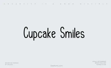 Cupcake Smiles Font