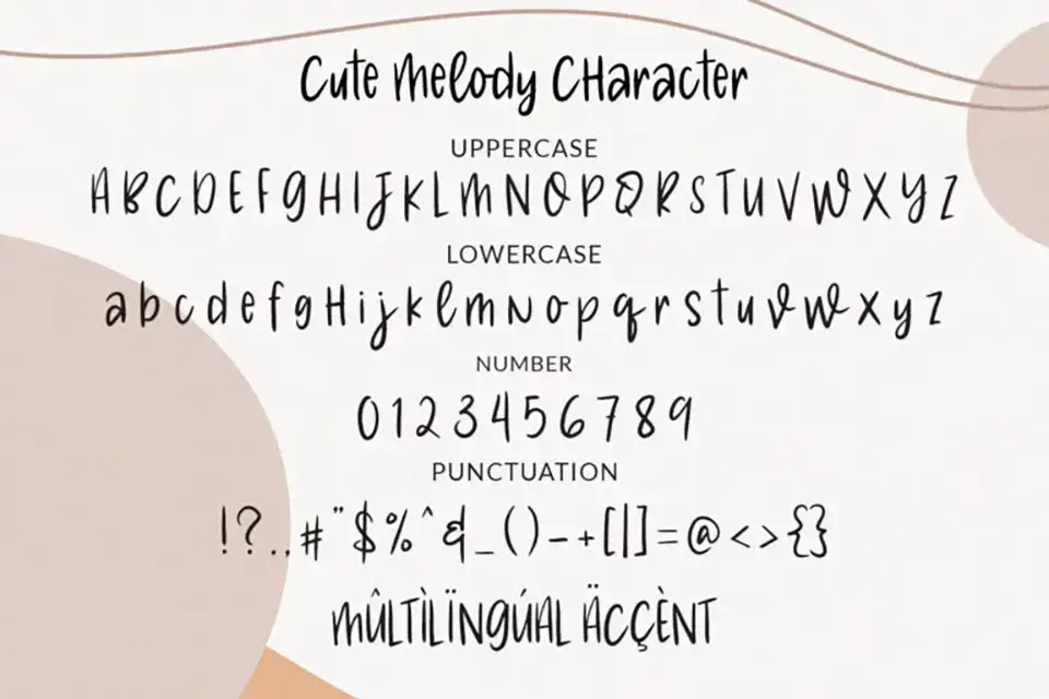 Cute Melody Font