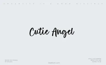 Cutie Angel Font
