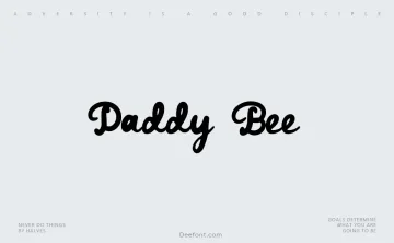 Daddy Bee Font