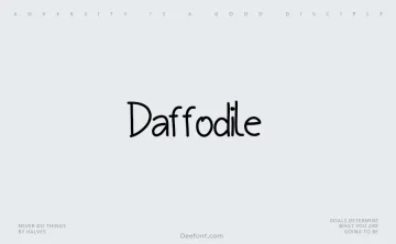 Daffodile Font