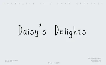 Daisy’s Delights Font