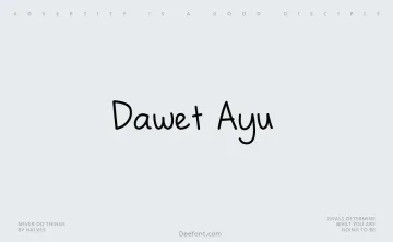 Dawet Ayu Font