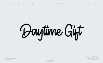 Daytime Gift Font