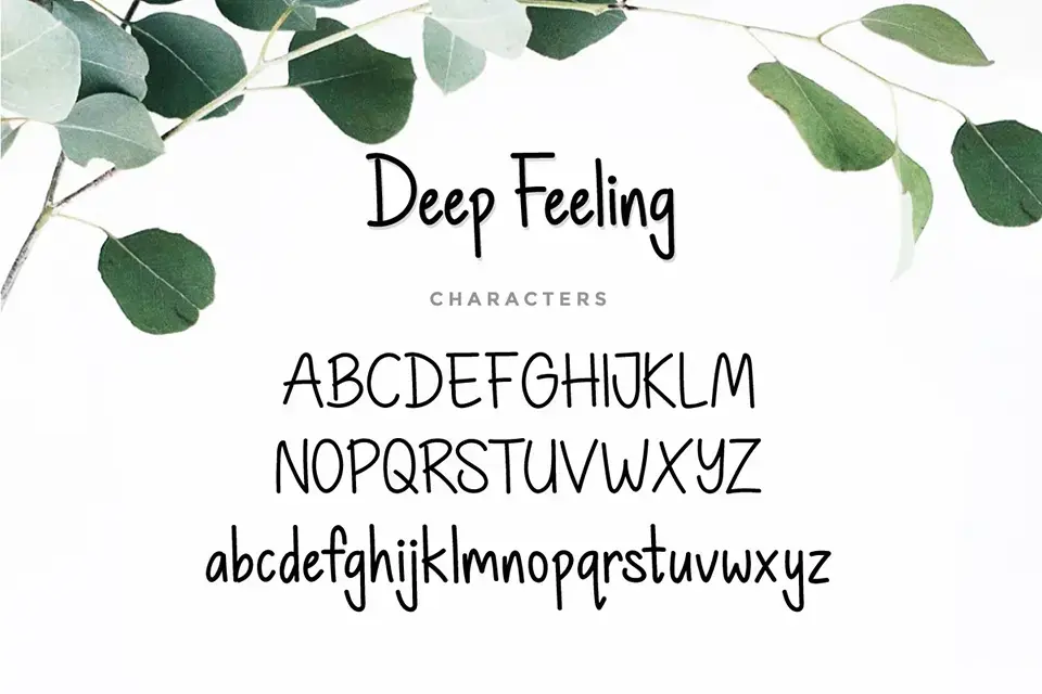 Deep Feeling Font