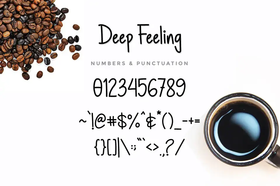 Deep Feeling Font