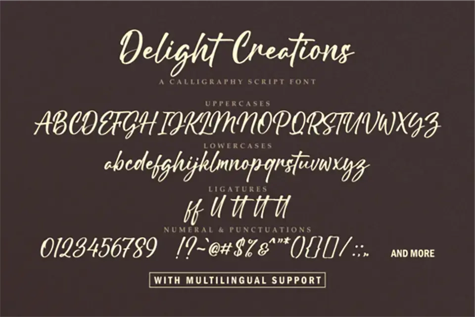 Delight Creations Font