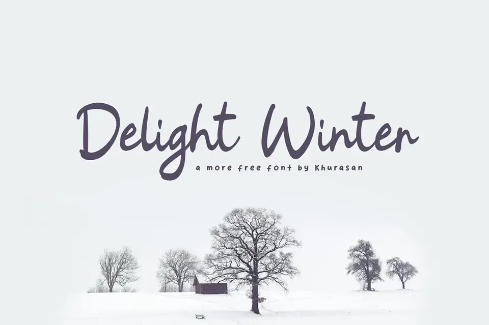 Delight Winter Font