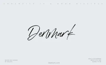 Denmark Font