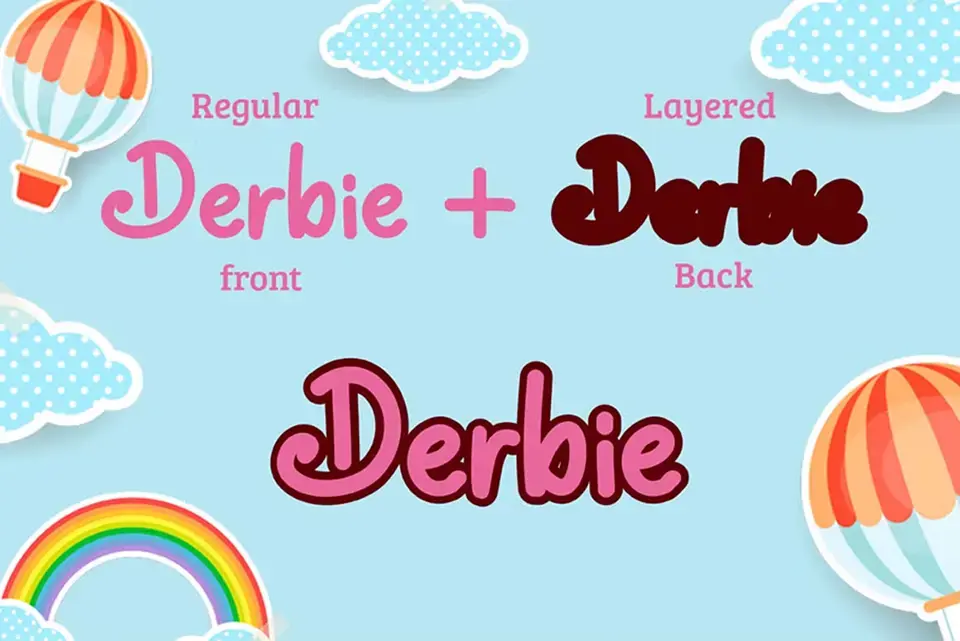 Derbie & Cuttie Font