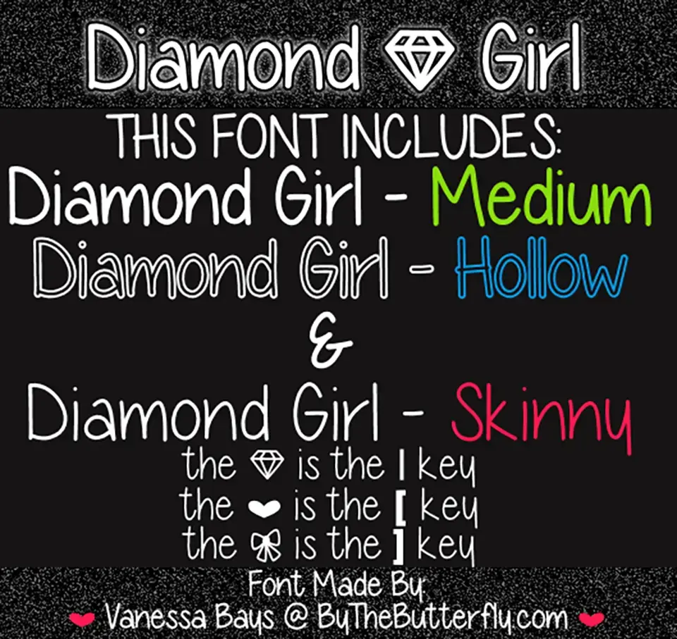Diamond Girl Font
