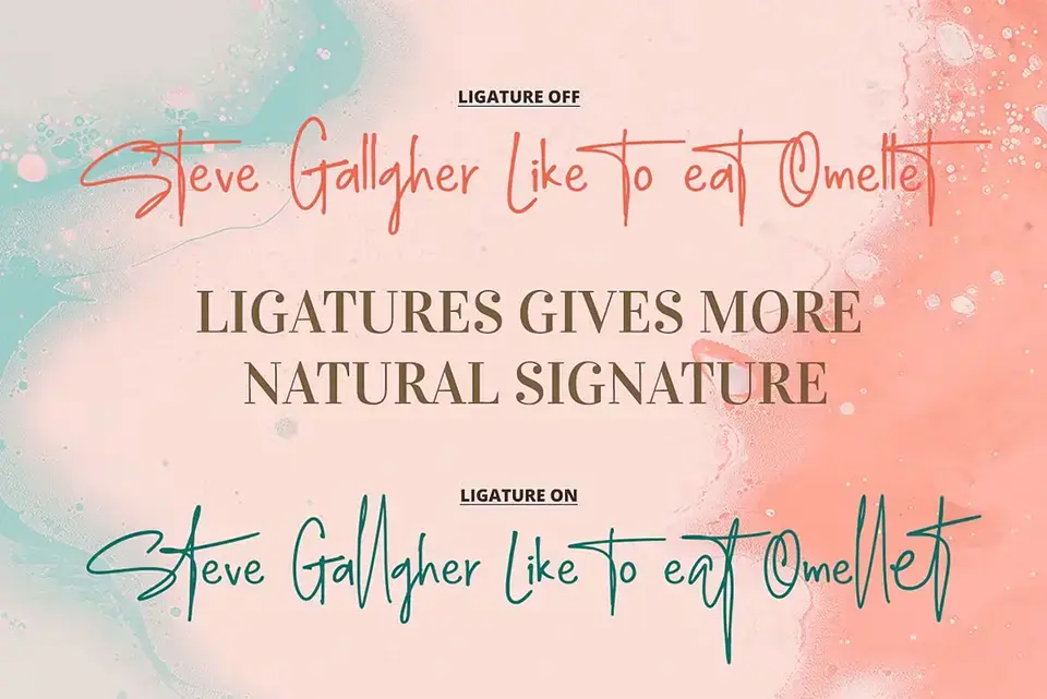 Diamond Signature Font