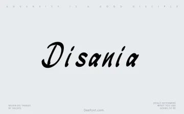 Disania Font