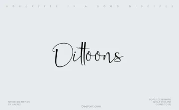 Dittoons Font