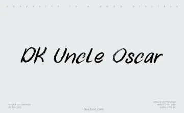 DK Uncle Oscar Font