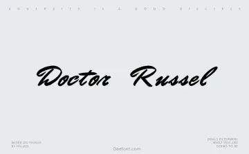 Doctor Russel Font