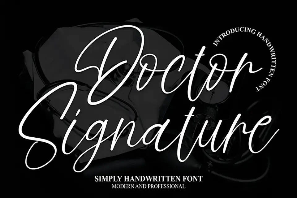 Doctor Signature Font
